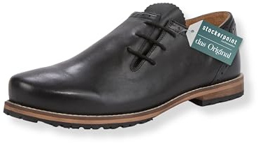 Stockerpoint Men's Granada Haferl Shoes, Black Nappa, 8 Men