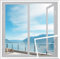 Fenstertüren Fensterfliegengitter 60x80cm Weiß Fliegengitter Holzfenster ohne Bohren Klebmontage für Balkontür