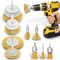 BLOSTM Brosse Metallique pour Perceuse - 9pcs Brosse Perceuse Ensemble pour le Nettoyage, L'élimination de la Rouille, le Polissage et la Peinture Décapante