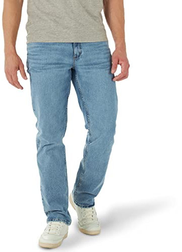 Lee Herren Legendary Relaxed Straight Jeans, Eisblau, 34W / 32L