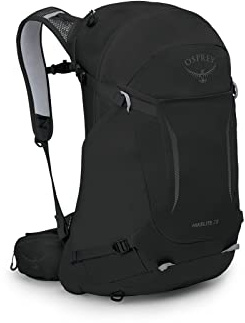 Osprey Hikelite Unisex Backpack, 28L, Black, M/L