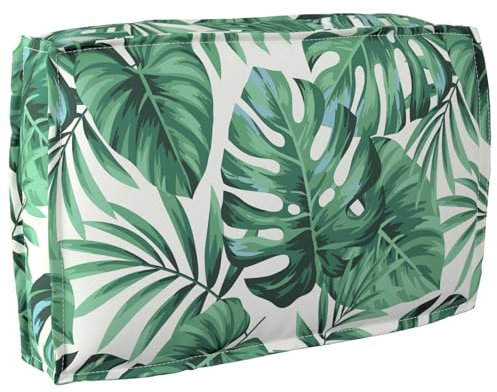 vidaXL Pallet Cushion for Backrest Floral Leaf pattern 60 x 40 x 12 cm, Garden and Terrace Seating, Rectangular, Modern Outdoor Cushion, Water-Resistant Fabric, Patio Support Pillow, Durable Design