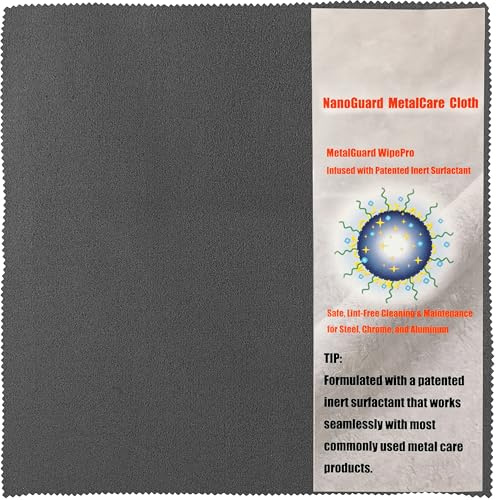 XANADU All Purpose Polishing Silicone Gun Cloth 12x12 6 Pack Infused With Innovative Inert Surfactant, Silver Polish for Silverware, Coins, Silicone Cloth for Guns, Brasso Brass Cleaner Polish