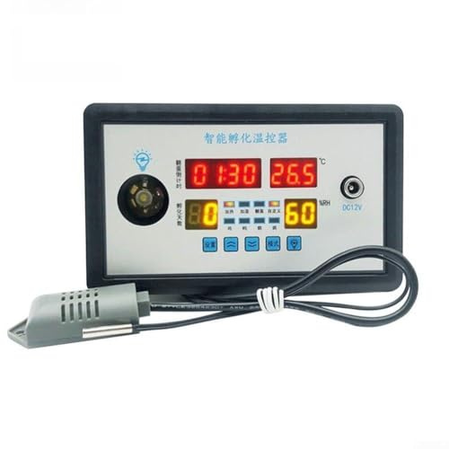Contrôleur intelligent d'incubateur d'œufs avec fonction de rotation automatique pour une gestion précise de la température, de l'humidité et du jour d'incubation (220 V)