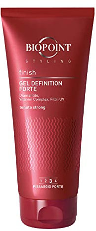 Biopoint Styling - Gel Capelli Definition a Fissaggio Forte Senza Residui, Azione Rinforzante e Illuminante, Dona Idratazione e Definizione Estrema, 200 ml