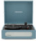 Crosley Voyager Portable Turntable - Bluetooth Record Player, 3-Speed Suitcase Vinyl Player, Home Turntables for Vinyl Records, Built in Stereo Speakers & Bluetooth Receiver, AUX Input, Washed Blue