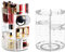 LucyStudio Organizzatore di Trucco Espositore Cosmetico Girevole da 360 Gradi Trasparente Supporto Organizer Regolabili Grande Capacità per Vanità da Appoggio Camera da letto Bagno