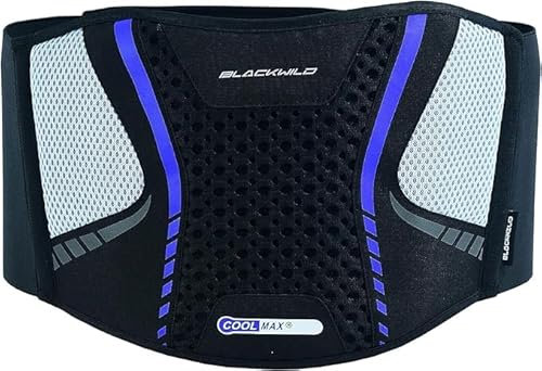 BLACKWILD Nierengurt Motorrad mit Anti-Schweiß Material | Nierengurt Motorrad Herren und Damen | bleiben| Lordosenstützgürtel…