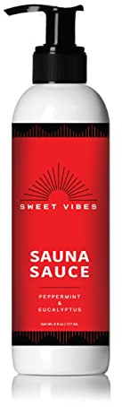 Sweet Vibes Sauna Sauce Body Lotion, The #1 Sauna Accessory for Dry, Steam, and Infrared Sauna Use, 6 Fl. Oz