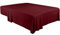 Utopia Bedding - Bettlaken ohne Gummizug - Betttuch 266 x 259 cm - Laken für Bett 150 x 200 cm - Flaches Blatt weiche gebürstete Mikrofaser - Burgunderrot