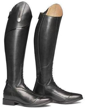 LNNLOO Scarpe Da Uomo Stivali Da Equitazione Da Cavaliere (34-48), Stivali Da Equitazione Alti Al Ginocchio, Cerniera Posteriore + Punta A Punta, Unisex + Resistente Allo Scivolamento,47,Black