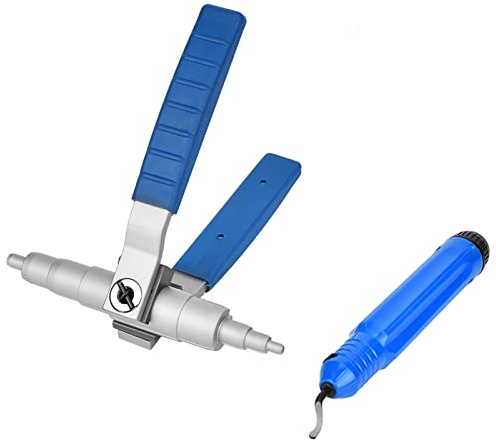 Expansor de Tubería de Cobre de 1/4~7/8 Pulgadas, 6~22 Mm, con Herramienta de Desbarbado de Tubos, Herramienta de Instalación de Aire Acondicionado