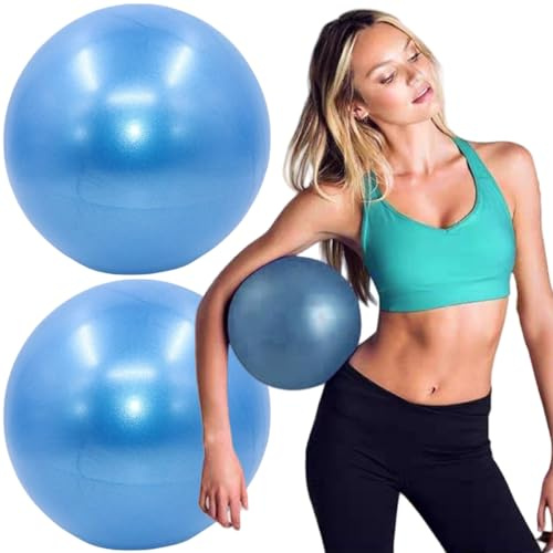 IATAHI Yoga Pilates Palla, 2 Pezzi Palla Fitness,Palla da Ginnastica,Palla Pilates Anti-Scoppio,Yoga Fitness Ball