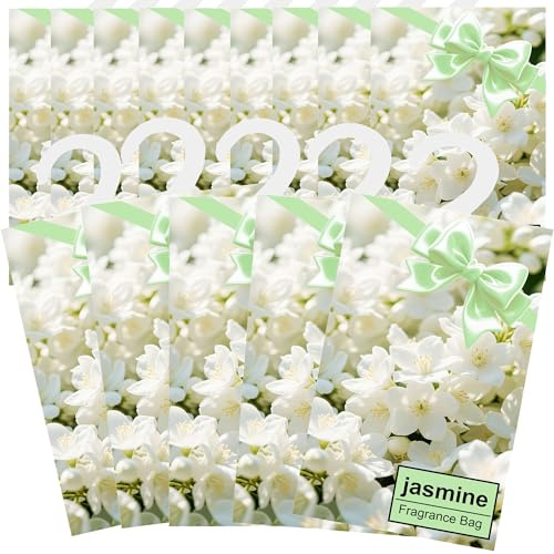 14PCS Profuma Armadio Vestiti, Auto Profumatore Armadio e Cassetti, Scarpiera Deodorante Armadio Profumatori, Anti Umidità Sacchetti Profumati per Cassetti Armadio, Armadio Profumo Lavanda (gelsomino)