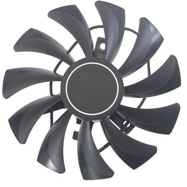 Ventilador for Tarjeta gráfica XY-D09010SM DC12V 2 Pines, Compatible con MSI, GeForce, GTX 1650 Aero ITX 4G OC