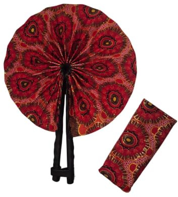 Générique Eventail en pagne (Taille/Size : M) Tunis 1 | Eventail artisanal