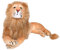 TE-Trend Löwe Kuscheltier XXL Plüschtier Stofftier liegend Katze Großkatze Raubkatze Lion Deko Figur Geschenk Spielzeug 70cm braun
