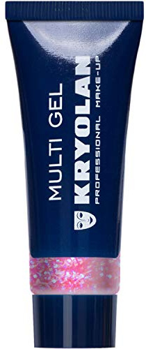 Kryolan Multi Glitter Gel grob, 10ml Pearl Rose