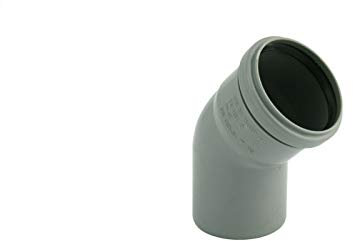 STEMAX-Wassertechnik Marley HT Abflussrohr HTB Bogen 45° DN32,40,50,75,110, Größe: DN40
