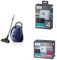 Siemens Staubsauger mit Beutel synchropower VS06A111, Bodenstaubsauger + 4X Staubsaugerbeutel PowerProtect Typ G All, VZ41FGALL + 16x Staubsaugerbeutel PowerProtect Typ G All, VZ16GALL