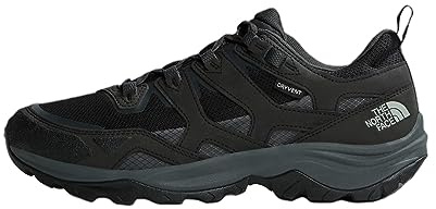 The North Face Men's Hedgehog 3 Wide Waterproof Hiking Boot | Ripstop Leather Upper, Rubber Outsole, TNF Black/Asphalt Grey, 11 Wide