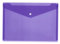 HERMA 20078 Porte-documents A4 transparent violet violet petite enveloppe avec bouton pression enveloppe en plastique pour l'école, l'université, le bureau, les voyages