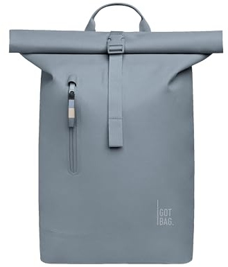GOT BAG Rucksack Rolltop 2.0 Lite | Laptop Rucksack wasserdicht mit Herausnehmbarer 15,6“ Laptoptasche | 26 Liter Füllvolumen Rollrucksack (marlin)