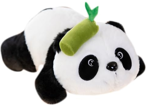Cpoeof Peluche Panda, Suave Panda Cojín Abrazable Tierno Regalo para Navidad Cumpleaños para Niños Niñas Abrazar y Coleccionar,35cm