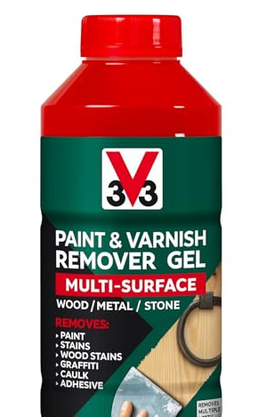 Paint and Varnish Remover Gel – Powerful Stripping Solution for Old Coatings, Multi-Surface Safe (Wood, Metal, Stone, Cement, Tiles, Glass) – Easy Application, 1000ml