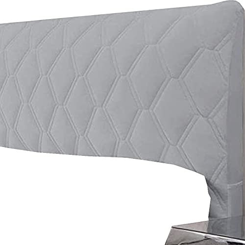 XTHY Kopfteilbezug Bett 180/140 /200/160/220 Gepolstert Bettkopfteil Kopfteil Hussen Boxspringbett Bett Kopfteil Bezug Samt Beige Braun Kopfteilbezug Hussen Bett Kopf Abdeckung