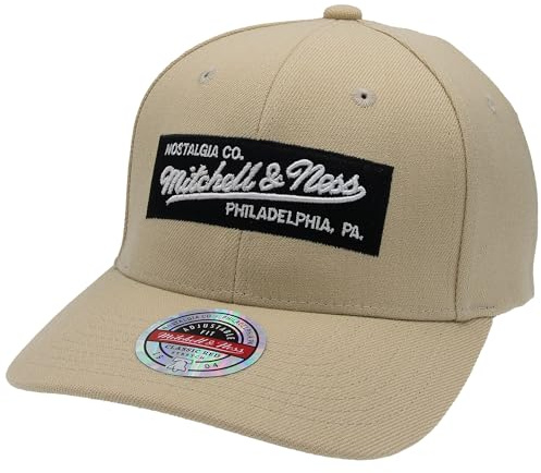 Mitchell & Ness Box Logo Classic Red Snapback, kaki, one size
