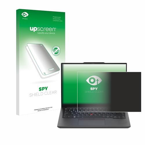 upscreen Anti-Spy Blickschutzfolie für Lenovo ThinkPad E14 Gen 5 Made in Germany, Privacy Screen Displayschutz-Folie [Sichtschutz, Blaulichtfilter]