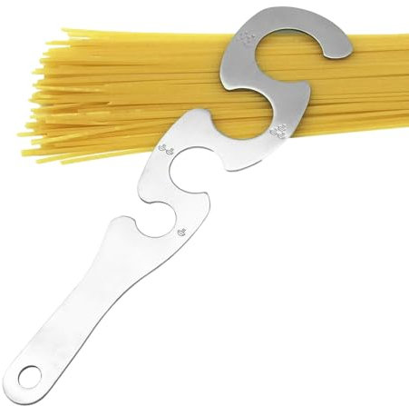 PHASZ Outil de Mesure des Spaghettis,Mesureur de Spaghetti en Forme de S | Règle à pâtes pour ustensiles de Cuisine pour la Maison, Le dortoir, Le Restaurant pour Les, Les Hommes, Les Femmes et Les