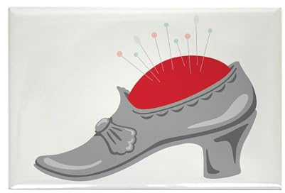 CafePress Shoe Pin Cushion Magnets Rectangle Magnet, 2x3 Refrigerator Magnet (10 pack)