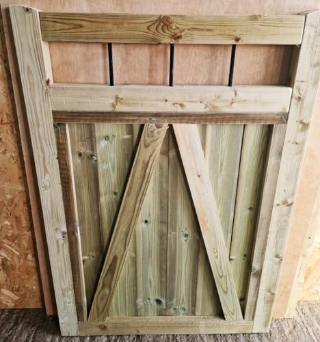 Wooden TVG Garden Gate Pedestrian Gate Wooden Pressure Treated 5ft 150cm,wooden garden gate, garden gates wooden, garden gates wooden, garden gates wooden, (150 cms High x 99 cms Wide x 5 cms Deep)