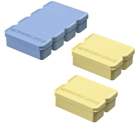 3 pezzi Stampo Cubetti Di Ghiaccio Con Coperchio,Stampi in silicone per cubetti di ghiaccio con coperchio, lavabili in lavastoviglie. Adatti per zuppe, salse e conservazione degli alimenti