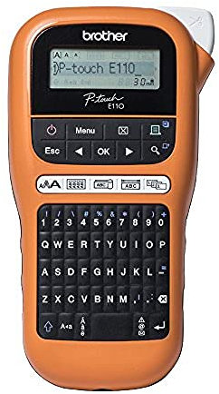 Brother PTE110VP. Rotuladora electrónica portátil Profesional para electricistas e instaladores