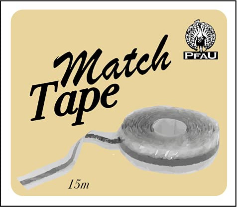 vama Pfau 15m Tapematch Anzündband Anzündklebeband Zündband Zündschnur schmale Variante schneller Abbrand