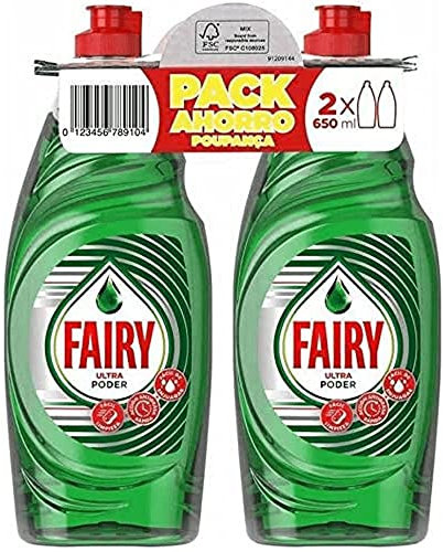 Liquide Vaisselle Fairy 8083935 650 ml (2 x 650 ml)