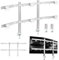 Xantron® Monitor Halterung 6 Monitore 17 bis 32 Zoll oder VESA 75x75 & 100x100mm / Tragkraft: 8kg pro Monitor/Monitorhalterung Schwenkbar Neigbar inkl. Tischhalterung