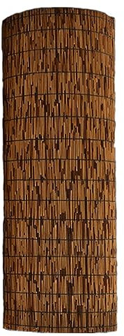 Schilfrohr Blickschutz und Windschutz, Bambus Sichtschutz Holzzaun, Natürliche Schilfrohrmatte Windschutz Sonnenschutz, Schilfrohr Fechten Balkon Sichtschutz für Offene Terrasse und Gartenzäunen ( Col