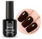 Beetles 15 ml UV Gel Nagellack Braun, Schokoladenbraun Gel Nail Polish UV LED Maniküre Nagelstudio DIY Gellack Nagelkunst Design für Anfänger