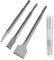 Meißel-Set SDS 3tlg SDS plus Meißel Set Meißelset 25CM SDS Plus Bohrer Set SDS Meißel Spitz und Fliesenmeißel für Fliesenmauerwerk, Mauerwerk,Granit,Beton