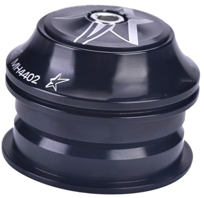 Zerodis Juego de Dirección para Prolongar la Durabilidad Adecuado para la Mayoría de Bicicletas con Tubo de Dirección de 44 Mm (Black)