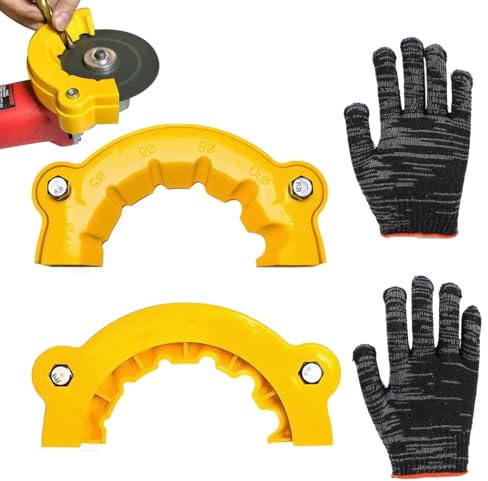 2 Pieces Drill Bit Sharpener, Drill Sharpener Tool Drill Bit Sharpening Jig Angle Grinder Grinding Tool Drill Bit Grinding Attachment for All Bits