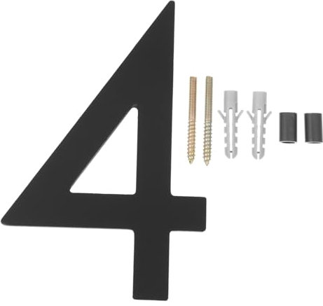 DIYEAH Stylish House Number Decorative Marker Stainless Steel for Door Address Corridor Numbers Mailbox