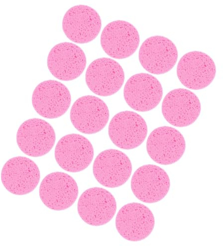 VICASKY 20pièces Coussinets Démaquillants Coton Pulpé De Pads Pour Maquillage Nettoyage Visage Pour