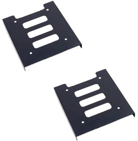 2-pack 2,5 till 3,5 HDD SSD monteringskonsol adapter – universell hårddiskhållare