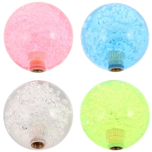 DIYEAH 4 Piezas Cabezal de Bola Material Plástico para Joystick de Máquina Control y Comodidad Ergonómica y Diámetro de Rosca 5mm para Accesorios de Ordenador Gaming