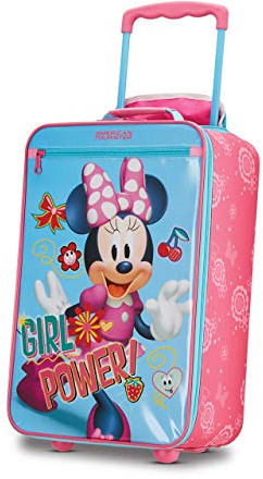American Tourister Disney Softside Upright Luggage, Minnie Mouse 2, Carry-On 18-Inch